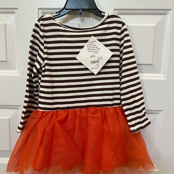 Blueberi Boulevard Thanksgiving Turkey Tutu Dress/Leggings 4T NWT - Picture 4 of 5